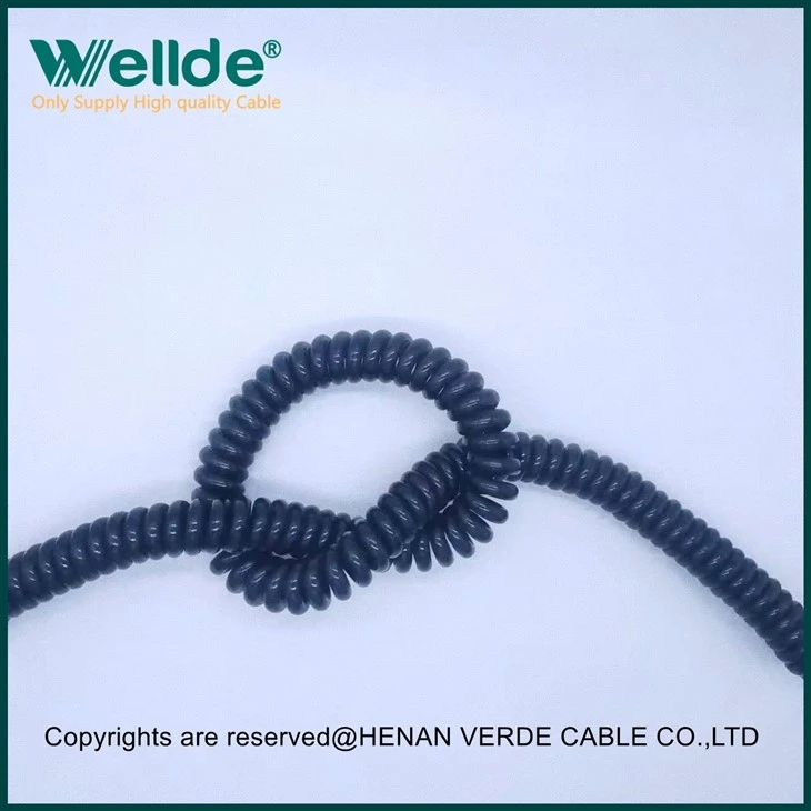 PUR Coiled Spiral Cable Product Detaied Information