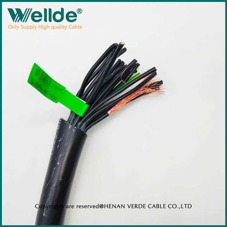 18 Core Copper Conductor 2.5 mm Wire Insulated Electric Control Cable
