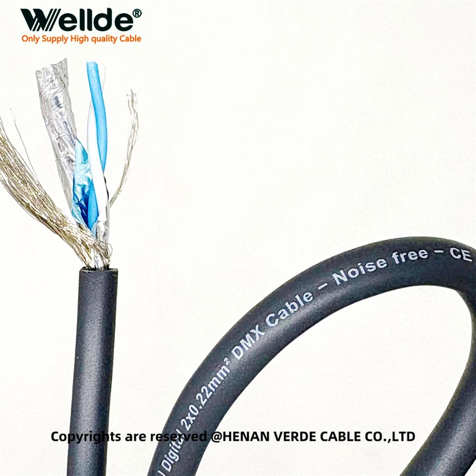 2 Core Twisted Pair DMX Cable