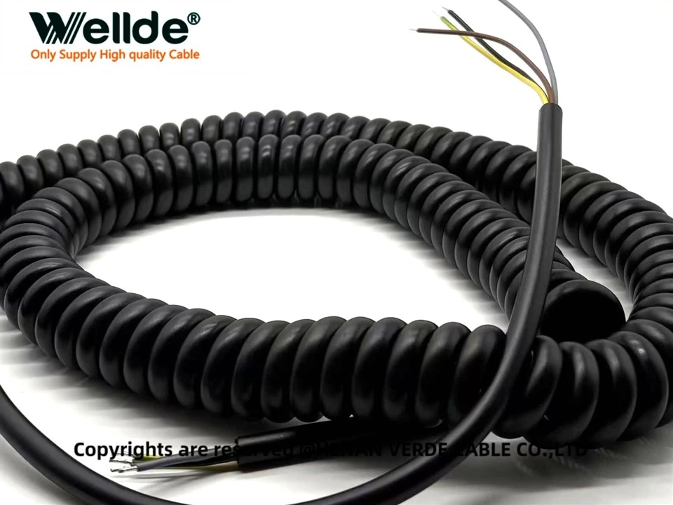 4x0.75mm² Spiral Cable
