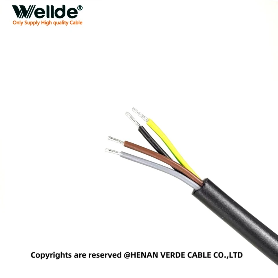 4 core 0.75mm² Spiral Cable