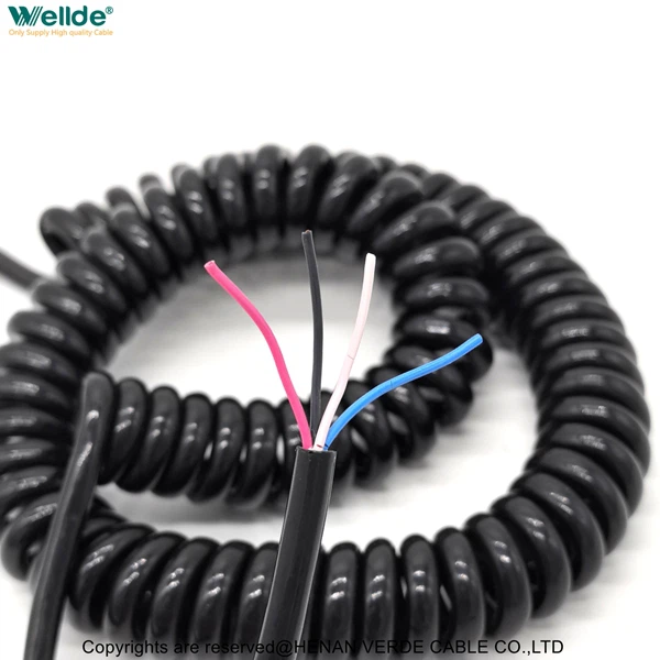 4×0.5mm² Spiral Cable