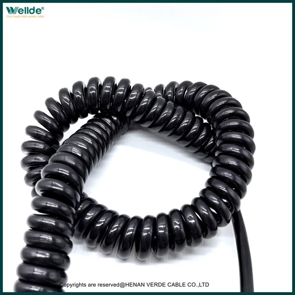 5 Core 1.0mm PUR Spiral Cable best
