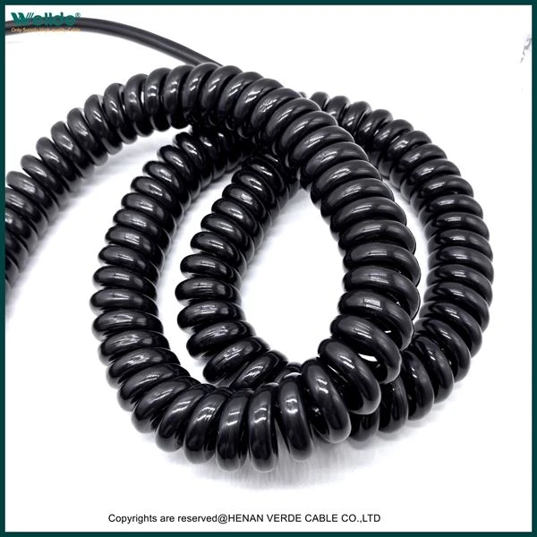 5 Core Spiral Cable For Medical Equipment