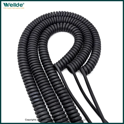 A Batch Of 5×1.5mm Spiral Cable Are Ready For Shipment And Are Headed For The...