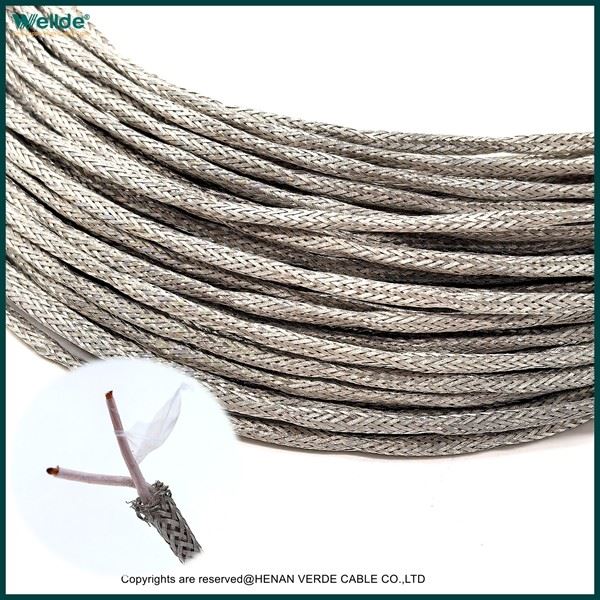 PTFE 2 Core Braided Shielding Cable factory