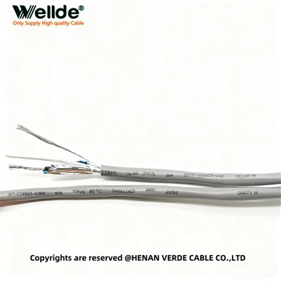 1 Pair 16AWG Shielded PVC Control Cable