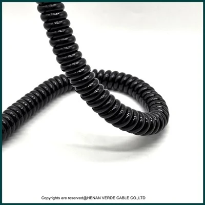 4 Core PUR 0.2mm Spiral Cable