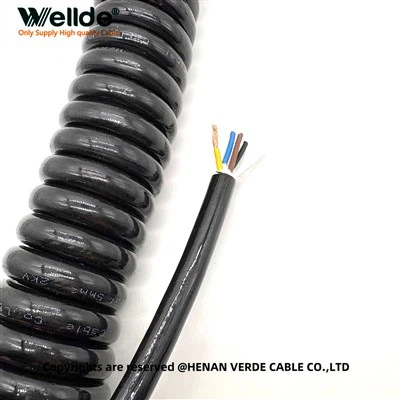 5 Conductor 1.5mm² spiral cable