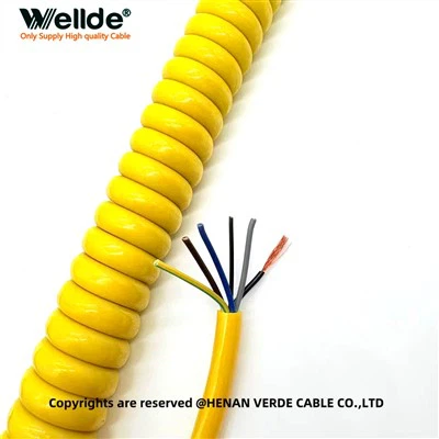 5 Core 0.5mm Coiled Cable