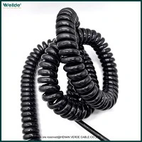 5 Core 1.0mm PUR Spiral Cable