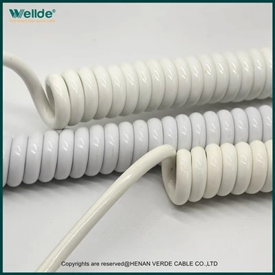 8 Core 28AWG High Elasticity Spiral Cable