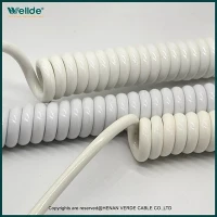 8 Core 28AWG High Elasticity Spiral Cable
