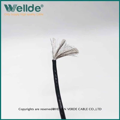 Black 10AWG Single Core Tinned Copper Wire High Temperature Cable