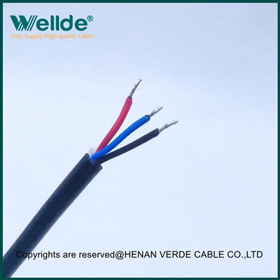 3 core 0.5mm PUR Coiled Spiral Cable